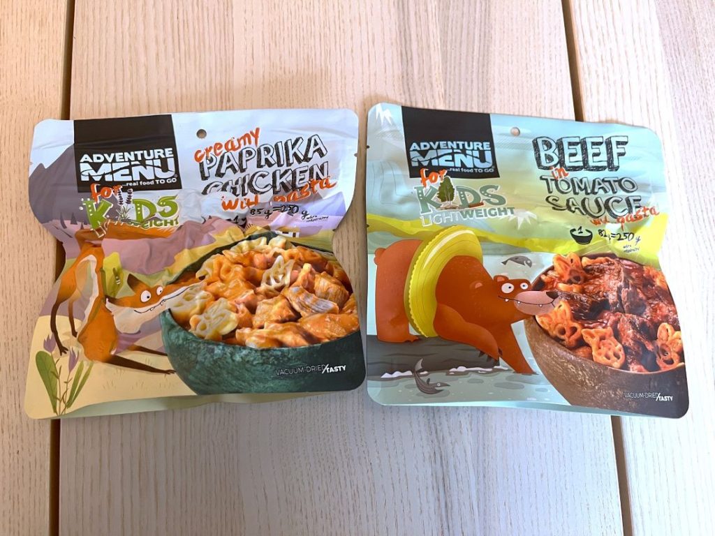 Frystorkad mat för barn